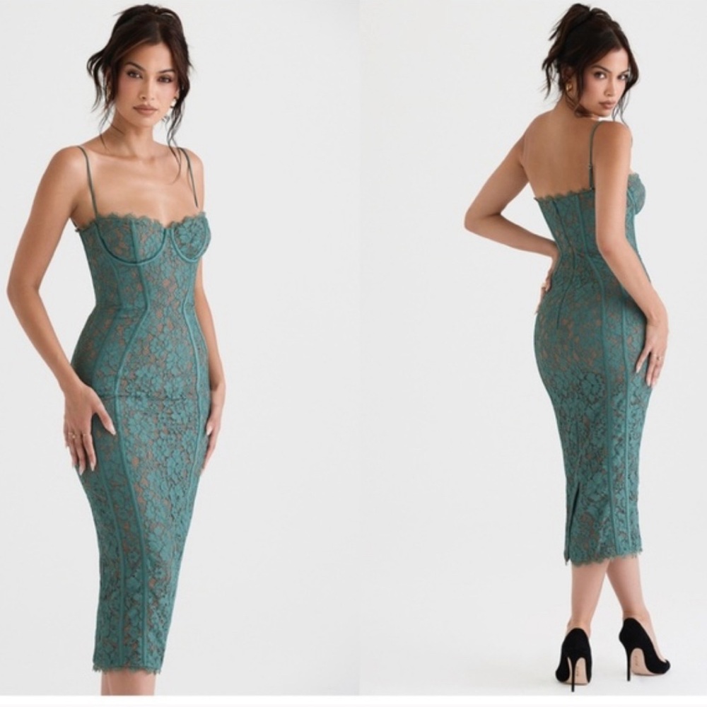 House of cb midi corset dress
